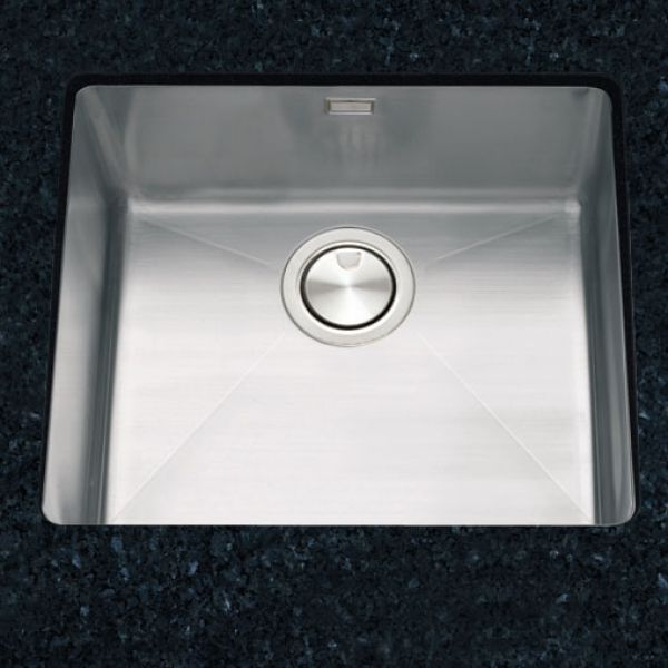 Clearwater Stereo 1 One Bowl Undermount Stainless Steel Kitchen Sink 530 x 430