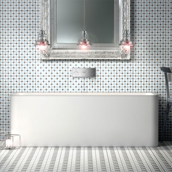 Charlotte Edwards Stratford Gloss White 1720 Back to Wall Bath