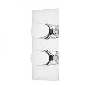 Roper Rhodes Clear Chrome Two Outlet Thermostatic Shower Valve