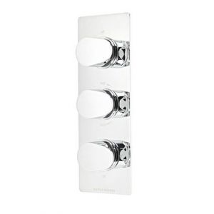 Roper Rhodes Clear Chrome Three Outlet Thermostatic Shower Valve