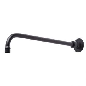 Roper Rhodes Round Matt Black Adjustable Shower Arm