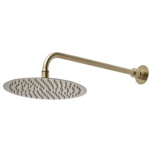 Roper Rhodes Round Brushed Brass Adjustable Shower Arm