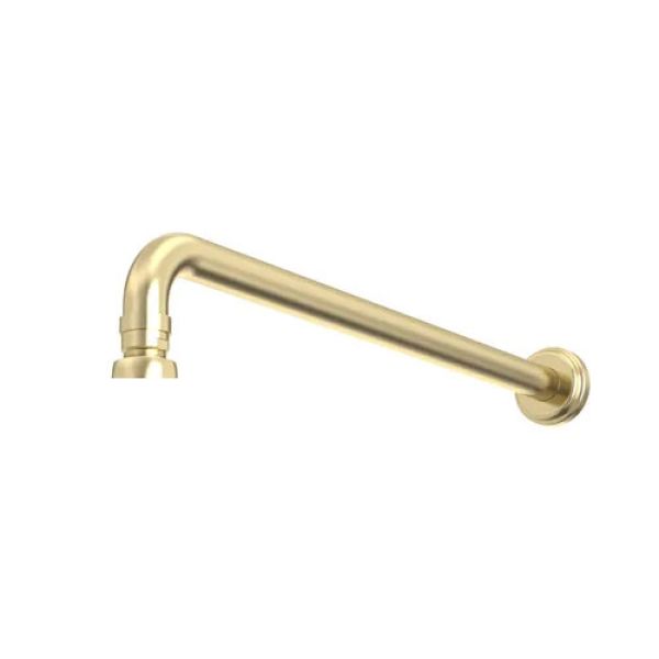 Tavistock Brushed Brass Traditional Wall Mounted Shower Arm