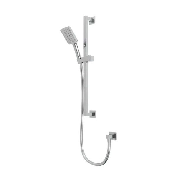Tavistock Chrome Square Multi Function Riser Rail Shower Kit