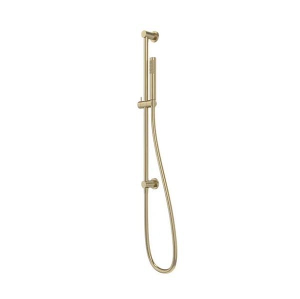 Tavistock Cohort Brushed Brass Single Function Riser Rail Shower Kit