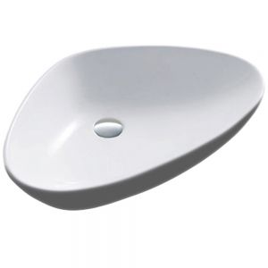 Synergy Libi 585mm Black and White Countertop Basin
