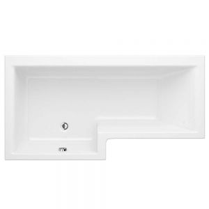 Synergy Elite 1675 x 850 0 Tap Hole Left Handed L Shape Shower Bath Tub