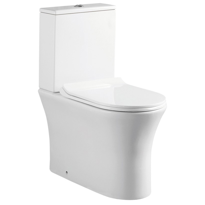 Synergy Fluid Close Coupled High Rimless Toilet SYFLU05_SYFLU07