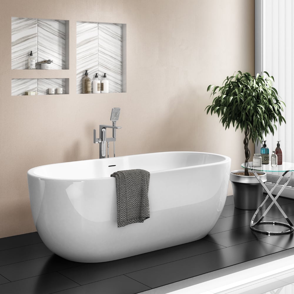 synergy freestanding bath