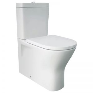 Synergy Marbella Close Coupled Fully Back To Wall Rimless Toilet