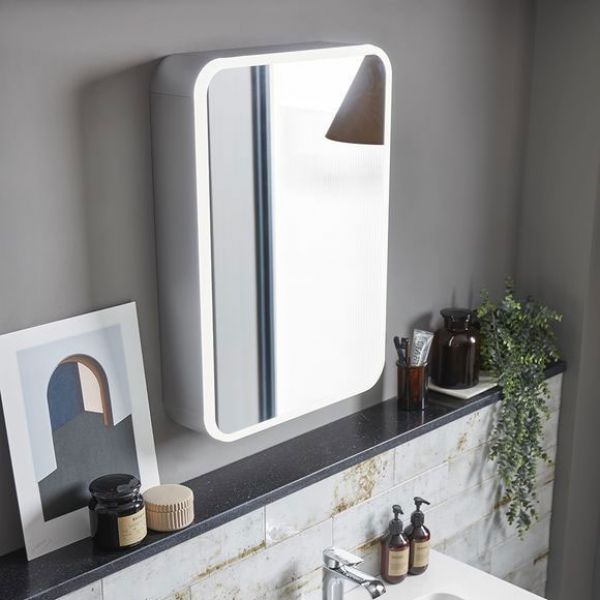 Roper Rhodes System 500 x 700mm Illuminated Single Door Bathroom Cabinet #2