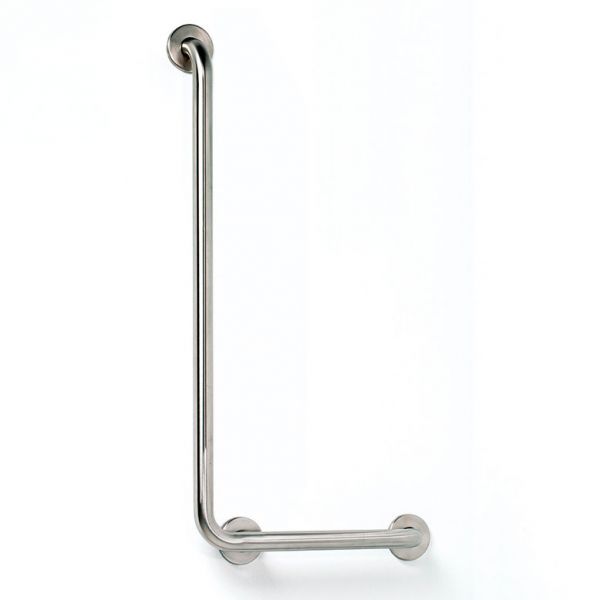Sonia Safety Wall Bar 90 Right  Brushed Stainless Steel 118229