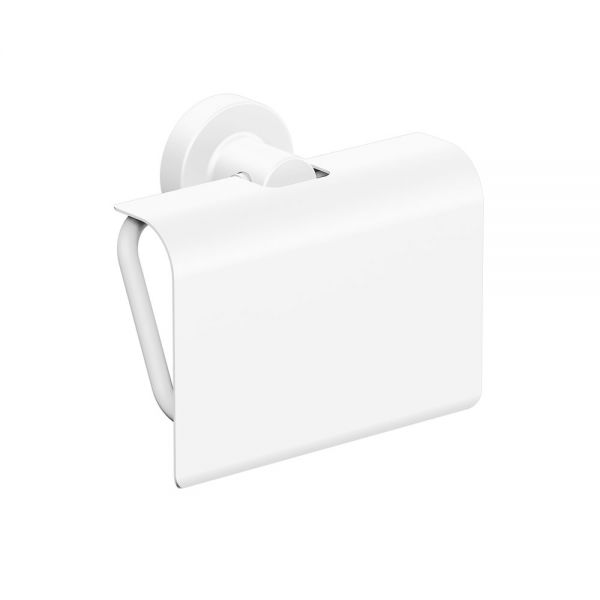 Sonia Tecno Project White Toilet Roll Holder with Flap