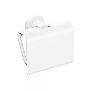 Sonia Tecno Project White Toilet Roll Holder with Flap