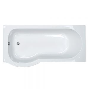 Synergy Zeya 1675 x 850 0 Tap Hole Left Handed P Shape Shower Bath Tub