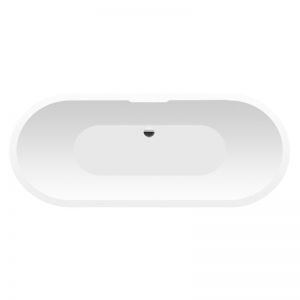 Synergy San Marlo 1800 x 750 0 Tap Hole Round Double Ended Freestanding Bath Tub