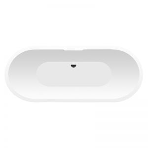 Synergy San Marlo 1800 x 750 0 Tap Hole Round Double Ended Freestanding Bath Tub