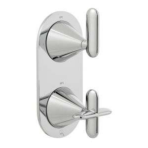 Vado Arrondi Chrome 1 Outlet Concealed Thermostatic Shower Valve