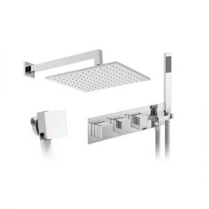 Vado Tablet Notion Chrome 3 Outlet Thermostatic Shower Set