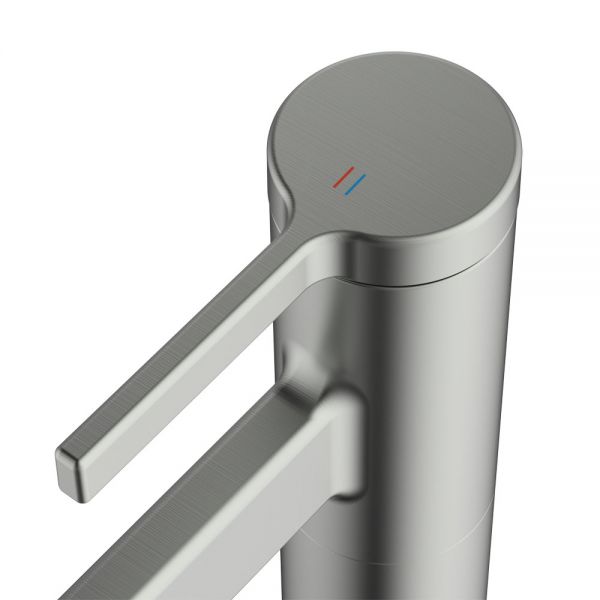Clearwater Taku Single Lever Brushed Nickel Monobloc Kitchen Sink Mixer Tap #2