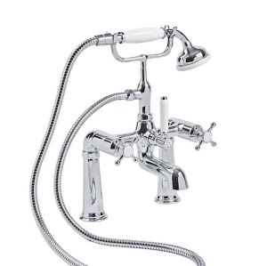 Tavistock Ashmore Chrome Cross Head Bath Shower Mixer Tap