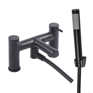 Tavistock Anthem Matt Black Bath Shower Mixer Tap