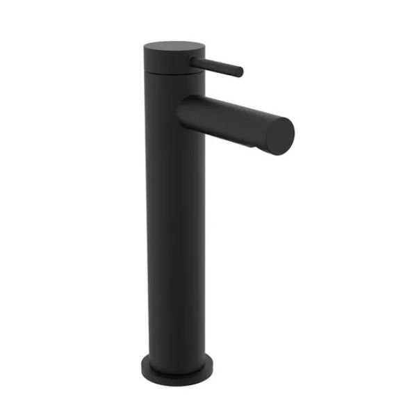 Tavistock Anthem Matt Black Tall Basin Mixer Tap