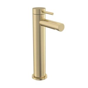 Tavistock Anthem Brushed Brass Tall Basin Mixer Tap
