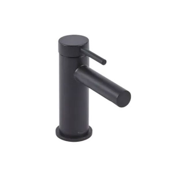 Tavistock Anthem Matt Black Mini Basin Mixer Tap with Waste