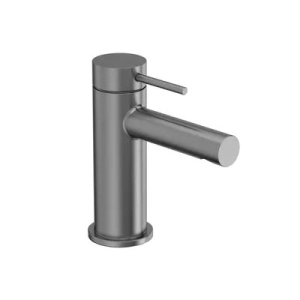 Tavistock Anthem Gunmetal Mini Basin Mixer Tap with Waste