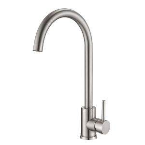 Reginox Taravo Brushed Nickel Mono Kitchen Mixer Tap