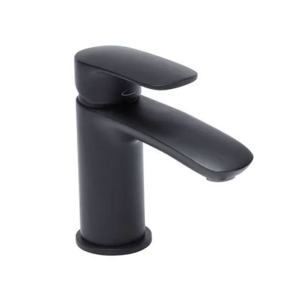 Tavistock Avid Black Mono Basin Mixer Tap with Waste