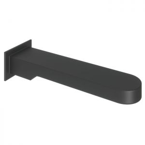 Abacus Ki Matt Black Wall Mounted Bath Spout