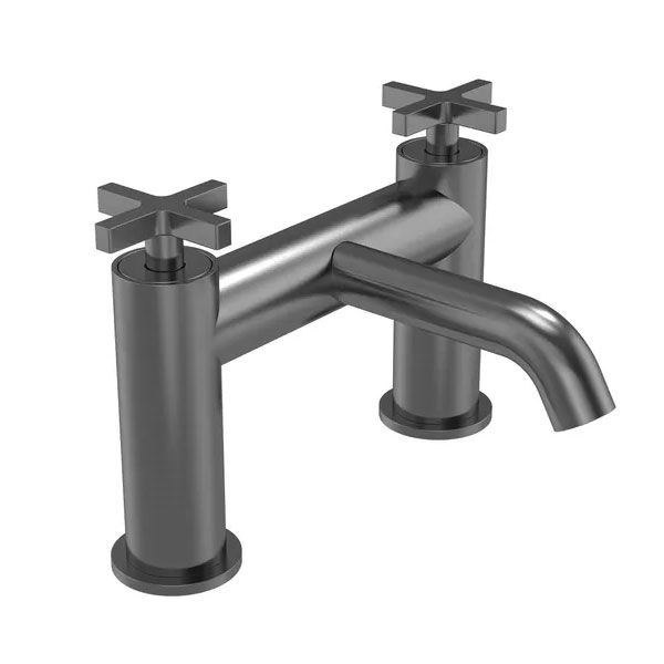 Tavistock Cohort Cross Gunmetal Bath Filler Tap
