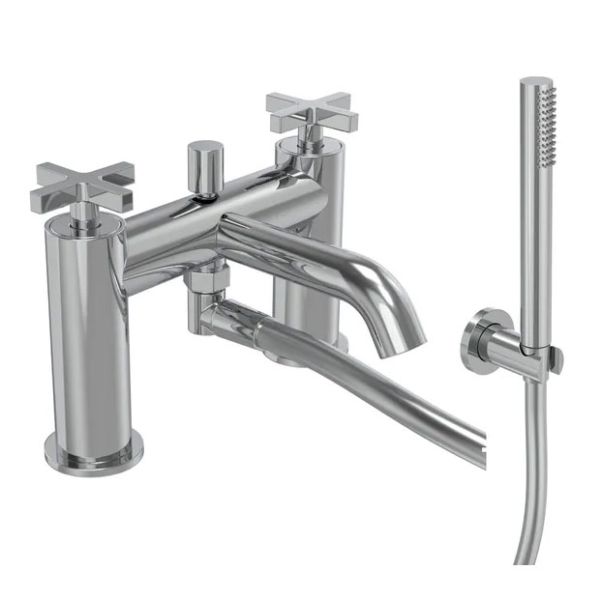 Tavistock Cohort Cross Chrome Bath Shower Mixer Tap