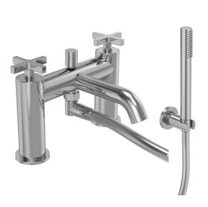 Tavistock Cohort Cross Chrome Bath Shower Mixer Tap