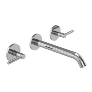 Tavistock Cohort Lever Chrome Wall Mounted Basin Mixer Tap