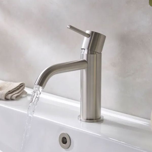 Tavistock Cohort Lever Chrome Mono Basin Mixer Tap with Waste #2