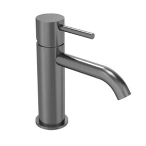 Tavistock Cohort Lever Gunmetal Mono Basin Mixer Tap with Waste