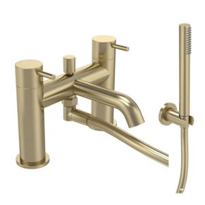 Tavistock Cohort Lever Brushed Brass Bath Shower Mixer Tap