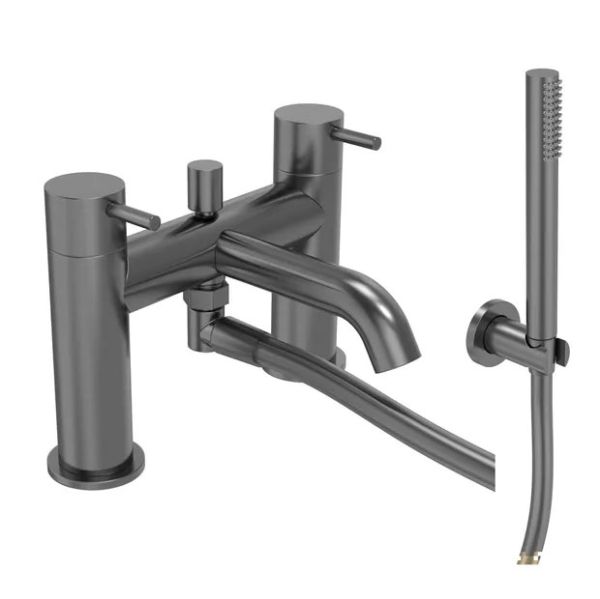 Tavistock Cohort Lever Gunmetal Bath Shower Mixer Tap