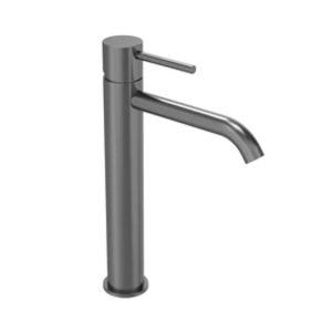 Tavistock Cohort Lever Gunmetal Tall Basin Mixer Tap