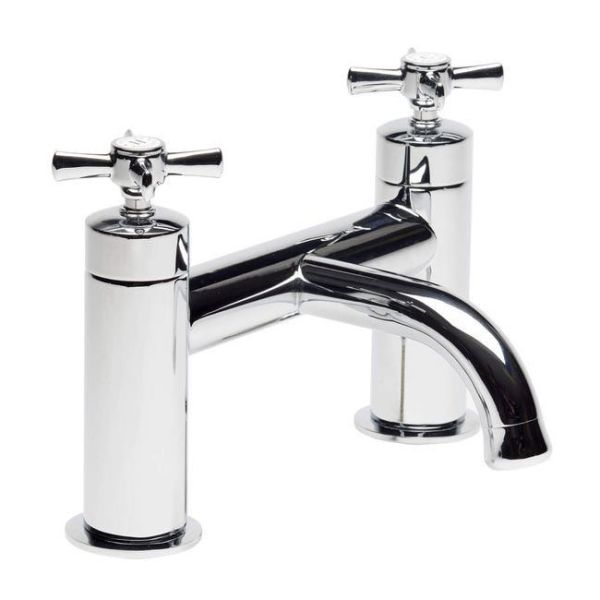Tavistock Cheltenham Chrome Cross Head Bath Filler Tap