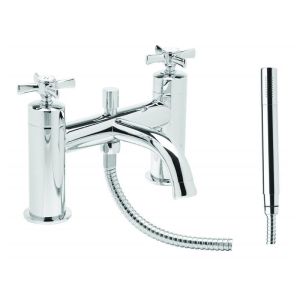Tavistock Cheltenham Chrome Cross Head Bath Shower Mixer Tap