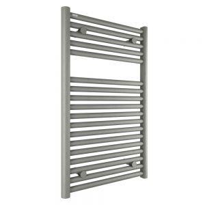 Tissino Hugo 500 x 812mm Lusso Grey Electric Only Thermostatic Towel Rail