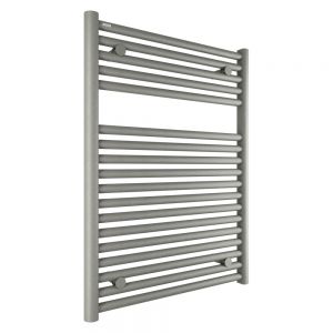 Tissino Hugo 600 x 812mm Lusso Grey Electric Only Thermostatic Towel Rail