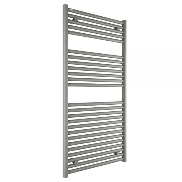Tissino Hugo 600 x 1212mm Lusso Grey Electric Only Towel Rail