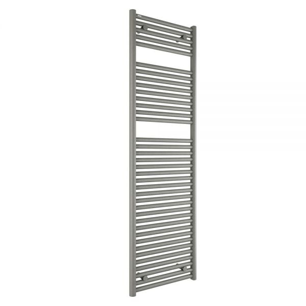 Tissino Hugo 500 x 1652mm Lusso Grey Electric Only Thermostatic Towel Rail