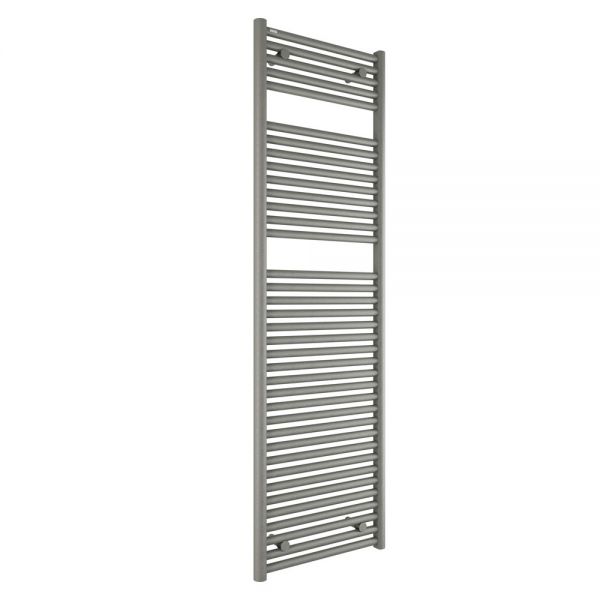 Tissino Hugo 500 x 1652mm Lusso Grey Electric Only Towel Rail