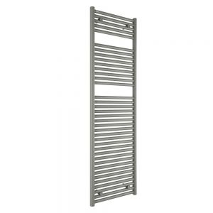 Tissino Hugo 500 x 1652mm Lusso Grey Electric Only Thermostatic Towel Rail